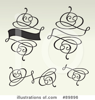 Royalty-Free (RF) Swirls Clipart Illustration by BestVector - Stock Sample #89896