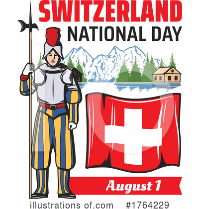 Switzerland Clipart #1764229 by Vector Tradition SM