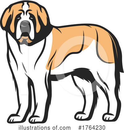 St Bernard Clipart #1764230 by Vector Tradition SM