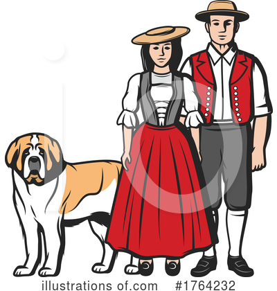 St Bernard Clipart #1764232 by Vector Tradition SM