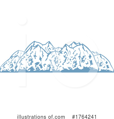 Mountains Clipart #1764241 by Vector Tradition SM