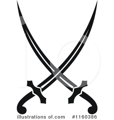 Royalty-Free (RF) Sword Clipart Illustration by Vector Tradition SM - Stock Sample #1160386