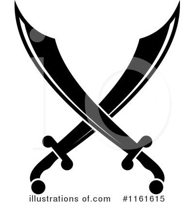 Royalty-Free (RF) Sword Clipart Illustration by Vector Tradition SM - Stock Sample #1161615