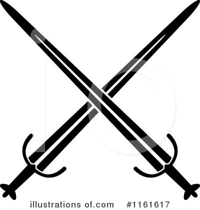 Royalty-Free (RF) Sword Clipart Illustration by Vector Tradition SM - Stock Sample #1161617