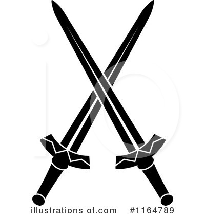 Royalty-Free (RF) Sword Clipart Illustration by Vector Tradition SM - Stock Sample #1164789