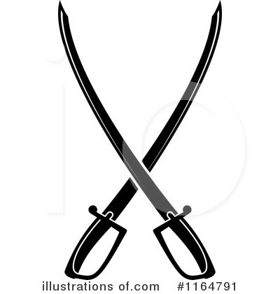 Royalty-Free (RF) Sword Clipart Illustration by Vector Tradition SM - Stock Sample #1164791