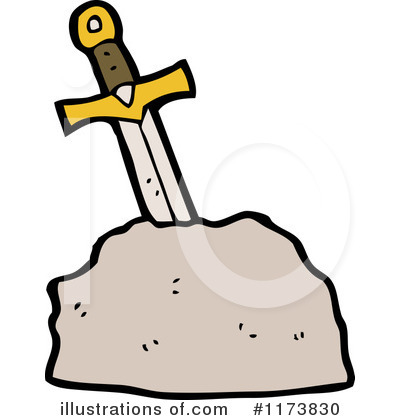 Royalty-Free (RF) Sword Clipart Illustration by lineartestpilot - Stock Sample #1173830
