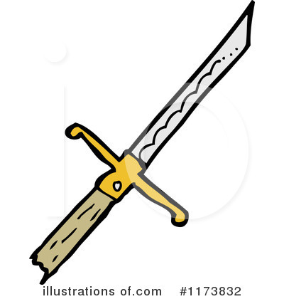 Royalty-Free (RF) Sword Clipart Illustration by lineartestpilot - Stock Sample #1173832