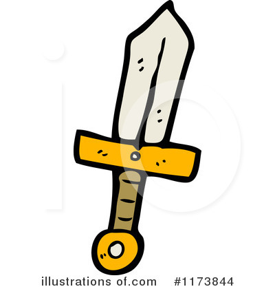 Royalty-Free (RF) Sword Clipart Illustration by lineartestpilot - Stock Sample #1173844