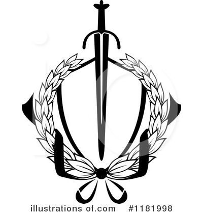 Royalty-Free (RF) Sword Clipart Illustration by Vector Tradition SM - Stock Sample #1181998