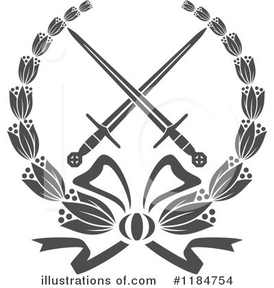Royalty-Free (RF) Sword Clipart Illustration by Vector Tradition SM - Stock Sample #1184754