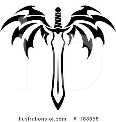 Sword Clipart #1188556 by Vector Tradition SM