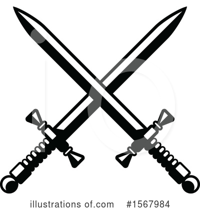 Royalty-Free (RF) Sword Clipart Illustration by Vector Tradition SM - Stock Sample #1567984