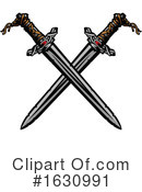 Sword Clipart #1630991 by Chromaco