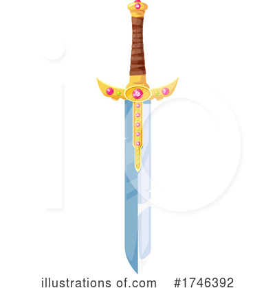 Royalty-Free (RF) Sword Clipart Illustration by Vector Tradition SM - Stock Sample #1746392