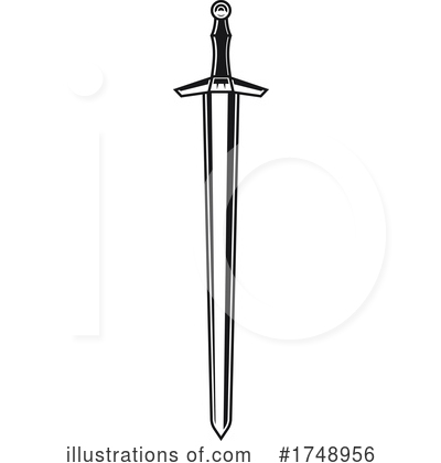 Royalty-Free (RF) Sword Clipart Illustration by Vector Tradition SM - Stock Sample #1748956