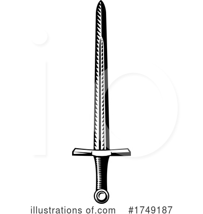 Royalty-Free (RF) Sword Clipart Illustration by AtStockIllustration - Stock Sample #1749187