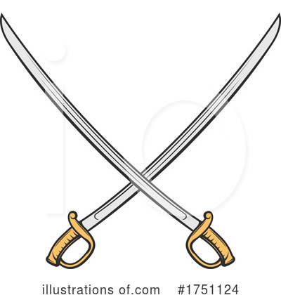 Royalty-Free (RF) Sword Clipart Illustration by Vector Tradition SM - Stock Sample #1751124