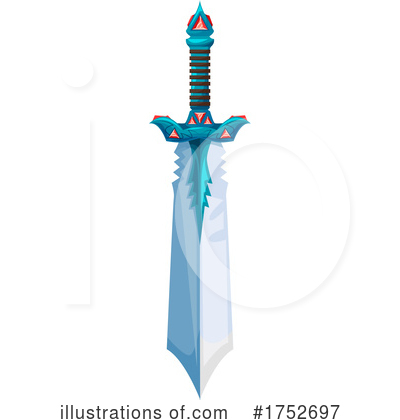 Royalty-Free (RF) Sword Clipart Illustration by Vector Tradition SM - Stock Sample #1752697