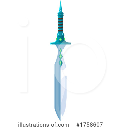 Royalty-Free (RF) Sword Clipart Illustration by Vector Tradition SM - Stock Sample #1758607