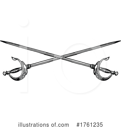 Royalty-Free (RF) Sword Clipart Illustration by Vector Tradition SM - Stock Sample #1761235
