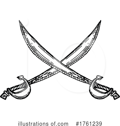 Fencing Clipart #1761239 by Vector Tradition SM
