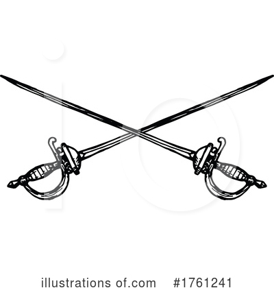 Royalty-Free (RF) Sword Clipart Illustration by Vector Tradition SM - Stock Sample #1761241
