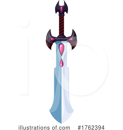 Royalty-Free (RF) Sword Clipart Illustration by Vector Tradition SM - Stock Sample #1762394