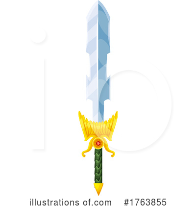 Royalty-Free (RF) Sword Clipart Illustration by Vector Tradition SM - Stock Sample #1763855
