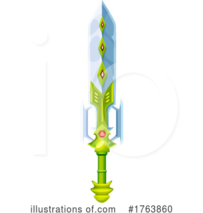 Royalty-Free (RF) Sword Clipart Illustration by Vector Tradition SM - Stock Sample #1763860