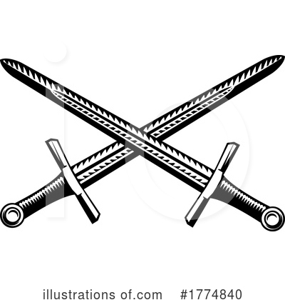 Royalty-Free (RF) Sword Clipart Illustration by AtStockIllustration - Stock Sample #1774840