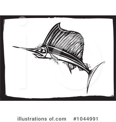 Royalty-Free (RF) Swordfish Clipart Illustration by xunantunich - Stock Sample #1044991