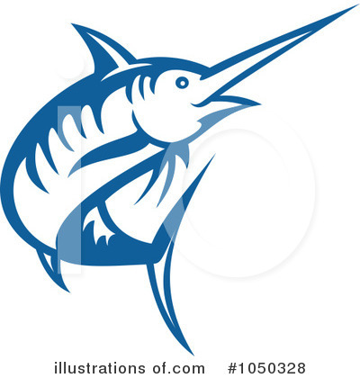 Royalty-Free (RF) Swordfish Clipart Illustration by patrimonio - Stock Sample #1050328