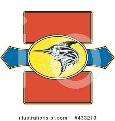 Royalty-Free (RF) Swordfish Clipart Illustration by patrimonio - Stock Sample #433213