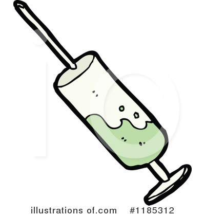 Royalty-Free (RF) Syringe Clipart Illustration by lineartestpilot - Stock Sample #1185312