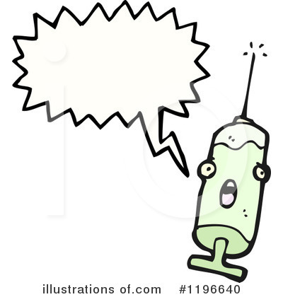 Royalty-Free (RF) Syringe Clipart Illustration by lineartestpilot - Stock Sample #1196640