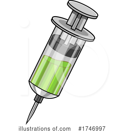 Royalty-Free (RF) Syringe Clipart Illustration by Hit Toon - Stock Sample #1746997
