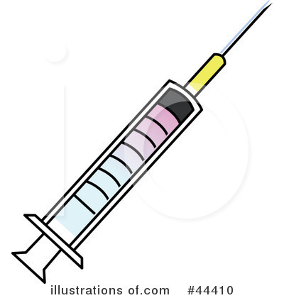 Royalty-Free (RF) Syringe Clipart Illustration by Frisko - Stock Sample #44410