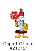 Syringe Mascot Clipart #213121 by Toons4Biz