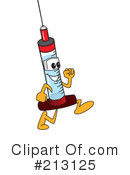 Syringe Mascot Clipart #213125 by Mascot Junction
