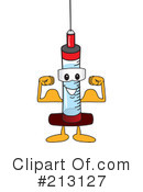 Syringe Mascot Clipart #213127 by Mascot Junction