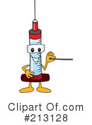 Syringe Mascot Clipart #213128 by Mascot Junction