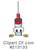 Syringe Mascot Clipart #213133 by Mascot Junction