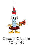 Syringe Mascot Clipart #213140 by Toons4Biz