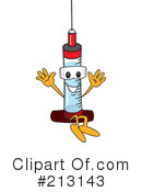 Syringe Mascot Clipart #213143 by Mascot Junction