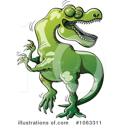 Tyrannosaurus Rex Clipart #1063311 by Zooco