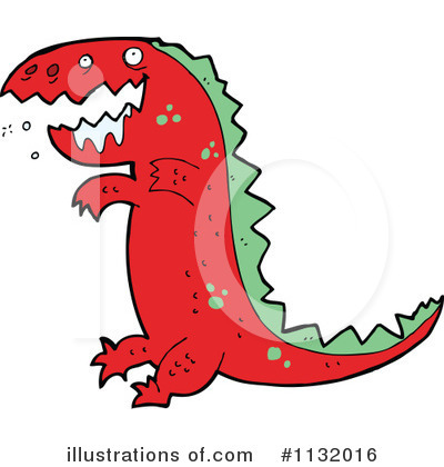 Royalty-Free (RF) T Rex Clipart Illustration by lineartestpilot - Stock Sample #1132016