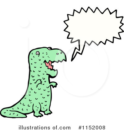 Royalty-Free (RF) T Rex Clipart Illustration by lineartestpilot - Stock Sample #1152008