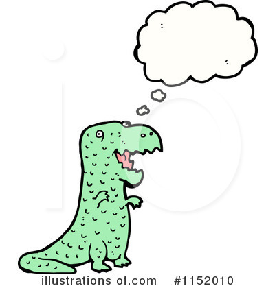 Royalty-Free (RF) T Rex Clipart Illustration by lineartestpilot - Stock Sample #1152010