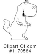 T Rex Clipart #1170584 by Cory Thoman